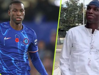 Chelsea Striker Nicolas Jackson Rocks All White Kaftan With Half Shoes to Training: Video