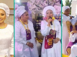 Regina Daniels Shares Videos As She Donates N2m to Cele Church, Her Mum Rita Gave N500k