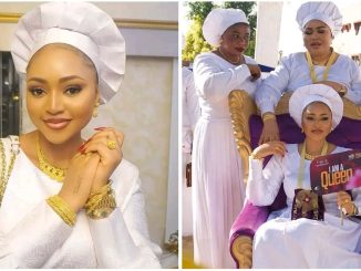 Regina Daniels and her mother, Rita donate N2.5M to Celestia church