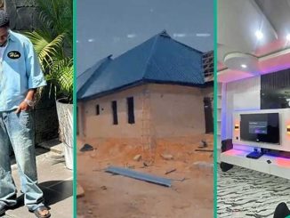 Nigerian Man Who Built Bungalow Shows Off Impressive Structure, Video Inspires Many on TikTok