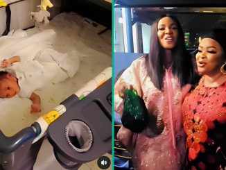 Dayo Amusa Shares Names of Her Son on His Naming Ceremony, Iyabo Ojo Celebrates With Her: "I'm Next"