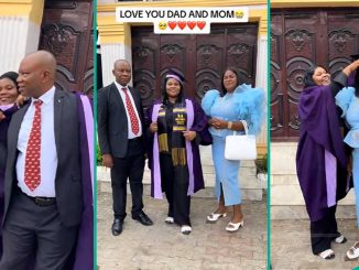 UNIBEN Graduate Celebrates As Her Parents Travel From Lagos to Attend Her Convocation