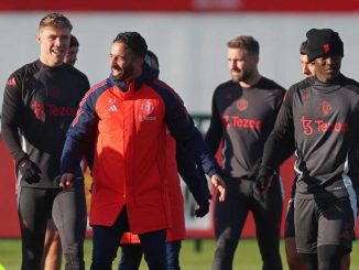 Ruben Amorim Jokingly Slaps Man United Players in Training Ahead of Europa League Clash