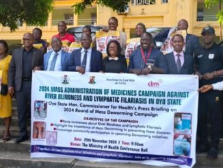 Oyo Gov't Deworms 5m Residents, Offers Drugs To Curb River Blindness, Lymphatic Filariasis