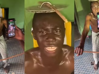 Young man punished for theft, made to mimic motorcycle sounds 'voooom' and 'pim pim'