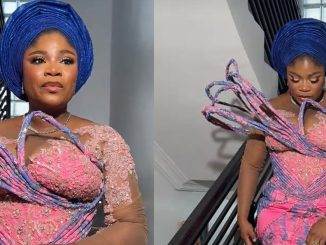 "Doing too much on top person wedding, when it's not a fashion show" – Actress Eniola Ajao's wedding outfit to skit maker Kamo State wedding sp@rks contr0versy (WATCH)