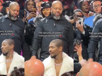 Security Guard's D!sgusted Reaction at Usher's Concert Goes Viral (WATCH)
