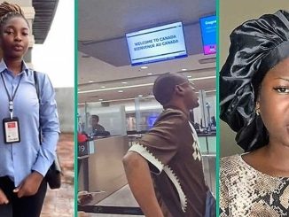 Nigerian Lady Drops Out of School in Final Year to Relocate Abroad, Video Shows Her in Canada