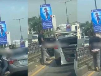 G-Wagon owner h!ts driver over minor accident in traffic (WATCH)