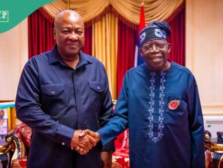 John Mahama: Ghana’s President-Elect Visits Tinubu in Abuja, Photos Emerge