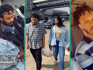 3 Days to Wedding, Lady Finally Meets American Lover for First Time, Video Goes Viral on TikTok