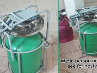 Cooking Gas: Student Constructs Protector Iron For Cylinder, Uses Padlock To Lock it