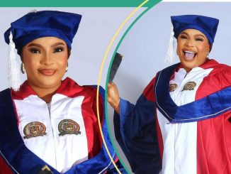 Laide Bakare Beams With Pride As She Bags Honorary Doctorate From American University: “Congrats”