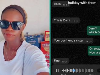Lady Displays Message She Got from Her Boyfriend's Sister for Refusing to Spend Christmas With Them