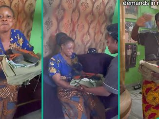 Ex-Corper Submits Her NYSC Uniform and Boots to Mother after Service, Explains Why She Did So