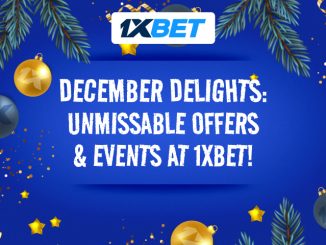 Get Festive Emotions With 1xBet!