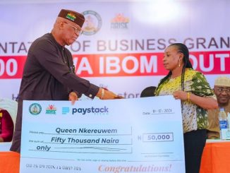 Gov Eno Disburses N750m To 15,000 Unemployed Youths