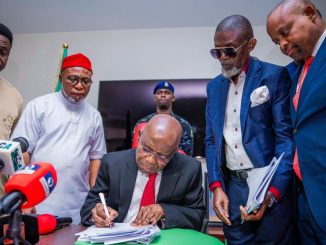 Gov Otti Signs 2025 Budget Into Law