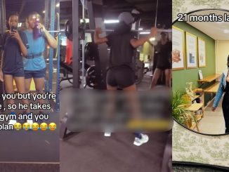 Netizens react as lady shares what she did to finally be her boyfriend's spec (VIDEO)