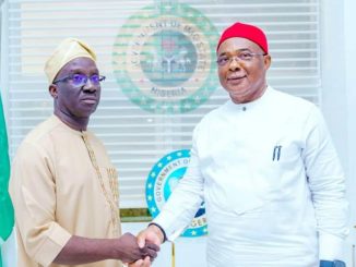 Okpebholo Visits Uzodinma, Vows To Make Edo One Of The Fastest Developing Places In Africa