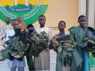 Police Arrest 4 Suspects Supplying Security Uniforms To Bandits