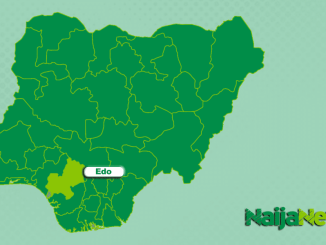 Map of Edo State, Nigeria