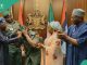 Just In: Tinubu Gives New Rank to His ADC, Videos Emerge