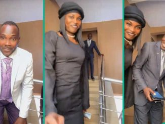 Young Lady Reacts as Winners Chapel Pastor Unexpectedly Catches Her Making Video in Church Premises