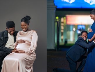 Gospel singer Moses Bliss and his wife welcome their first child (IMAGES)