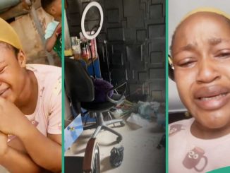 "They Robbed Me Twice": Wig Seller in Tears As Thieves Break into Her Store, Pack Her Goods