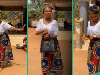 Lady Going For Women's Meeting Wears White Lace Her Mother-in-law Made 37 Years Ago in 1988