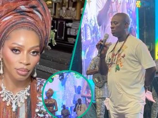 Shade Okoya’s Dance Moves As KWAM 1 Sings Her Praises at Hubby’s B’day Trends: “Money Too Plenty”