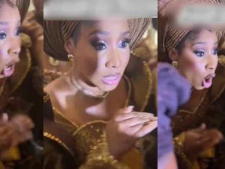 Moment a bride refuses to dance into the hall with the music from the traditional band, insists on Alaga (WATCH)