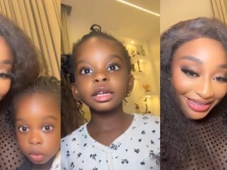 Actress Ini Edo shares adorable video of her conversation with her daughter, Light (VIDEO)