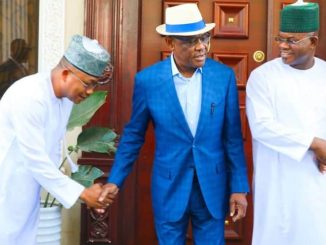 Yahaya Bello Storms Wike's Residence