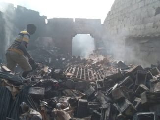 Goods Worth Millions Destroyed, As Fire Guts Osun Market