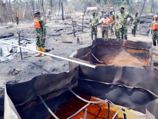 Navy Confiscates 100,000 Litres Of Stolen Crude Oil In Akwa Ibom