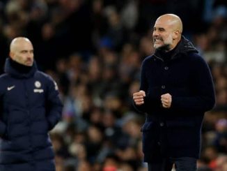 Coach Pep Guardiola's Manchester City maintained their unbeaten run against Chelsea as they came from a goal down to beat the Blues 3-1 at the Etihad Stadium earlier today, January 25.