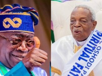 Tinubu Celebrates Most Superior Evangelist Taiwo Oshin On 100th Birthday