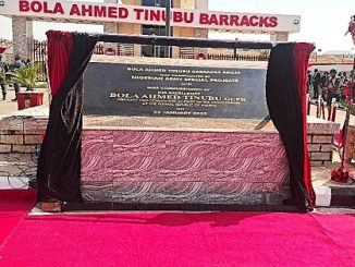 Tinubu Commissions Bola Ahmed Tinubu Barracks, Lauds Armed Forces As Heroes
