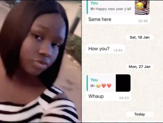 "Are you God?" - Man lash out at lady for snubbing his chats