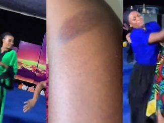 Drama as female usher sl@ps congregant who b!t her during deliverance session (VIDEO)