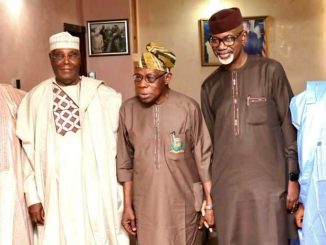 Atiku, Tambuwal, Ningi, Imoke In Closed-Door Meeting With Obasanjo