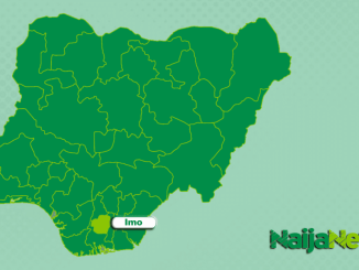Map of Imo State, Nigeria