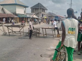 Protest Erupts In Rivers Community As Police Officer Kills Man