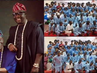 Seyi Law unveils 60% of his 98-year-old father’s large family, sparks reactions