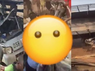 Falling trailer crushes school shuttle carrying 11 students, one survives