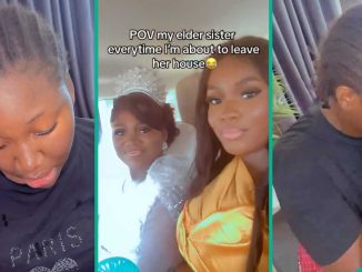 Married Nigerian Lady Sheds Tears in Video, Begs Younger Sister to Stay With Her in Husband's House