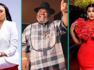 May Edochie, Judy Austin Celebrate Yul’s Father Pete at 78, Shower Prayers on ‘Lion of Africa’