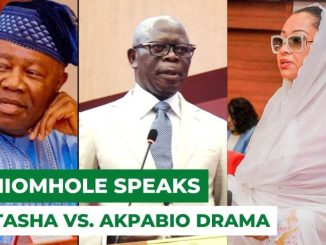 Oshiomhole Breaks Silence On Natasha Vs Akpabio Saga